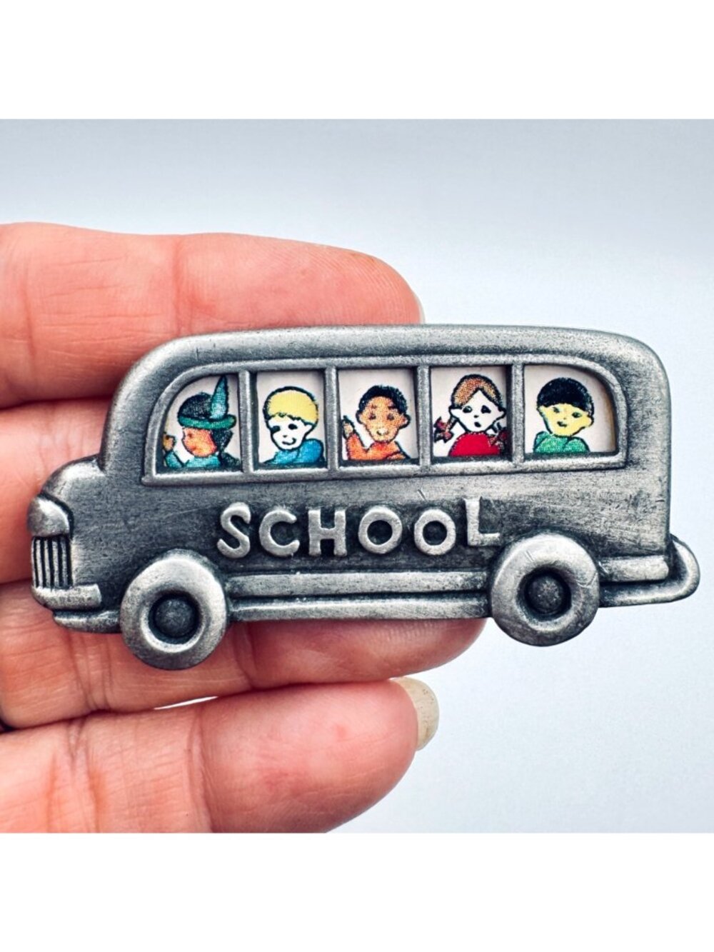 Vintage School Teacher Brooch Pin Back to School Lot of 3 - Picture 5 of 9
